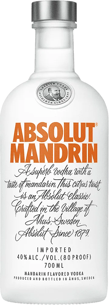 Водка мандариновая "Absolut Mandrin"  0.7л 