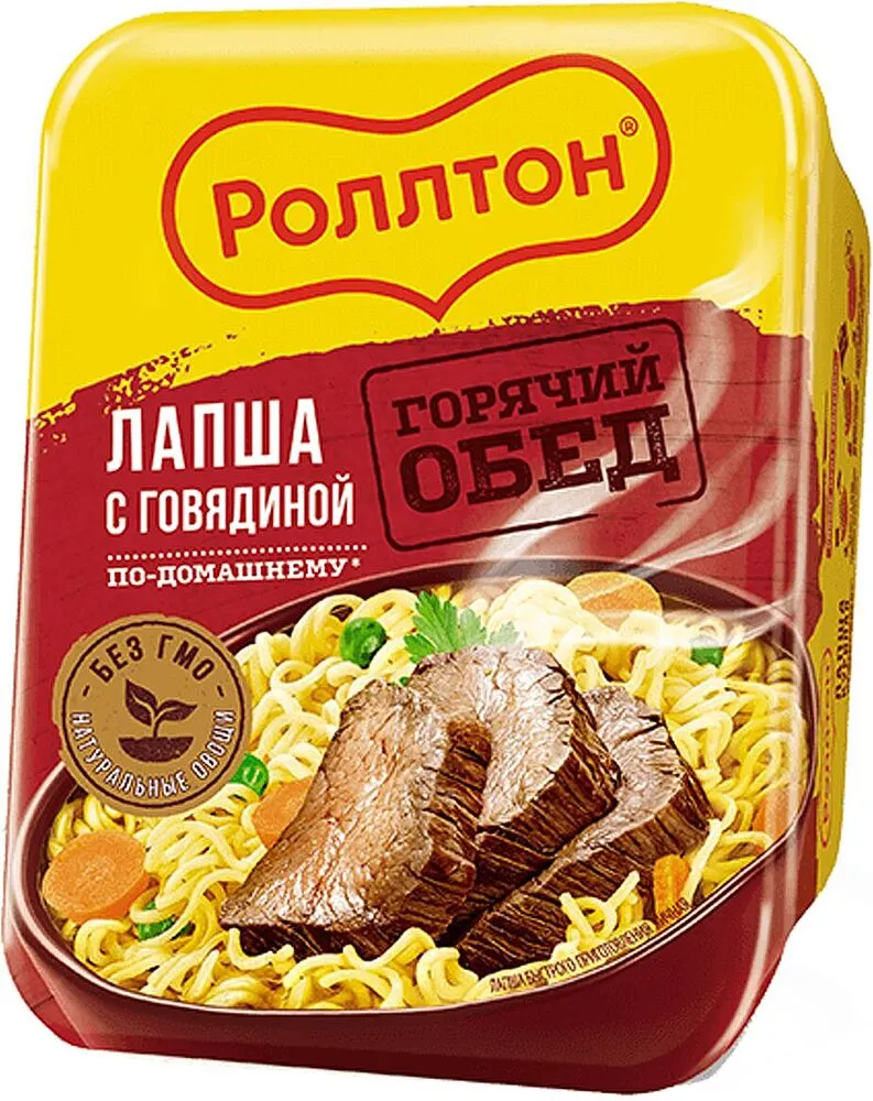 Лапша "Роллтон" 100г Говядина