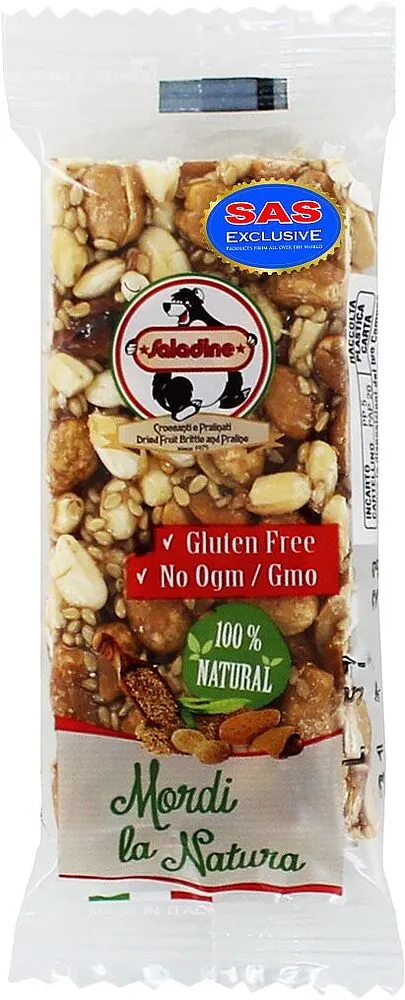 Peanut, sesame & rice kozinakh "Saladine" 30g
