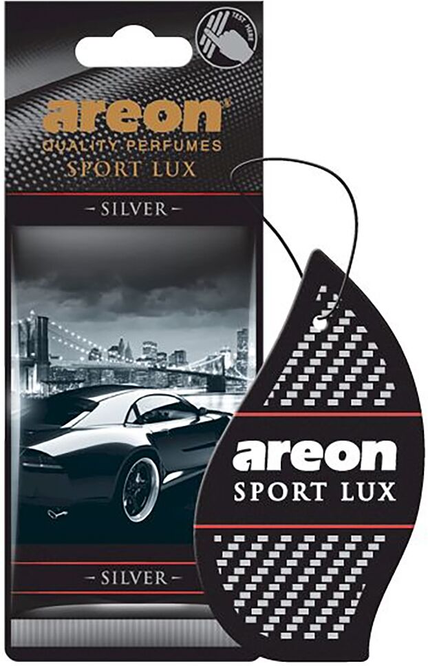Ավտոմեքենայի բուրավետիչ  «Areon Sport Lux Silver» 