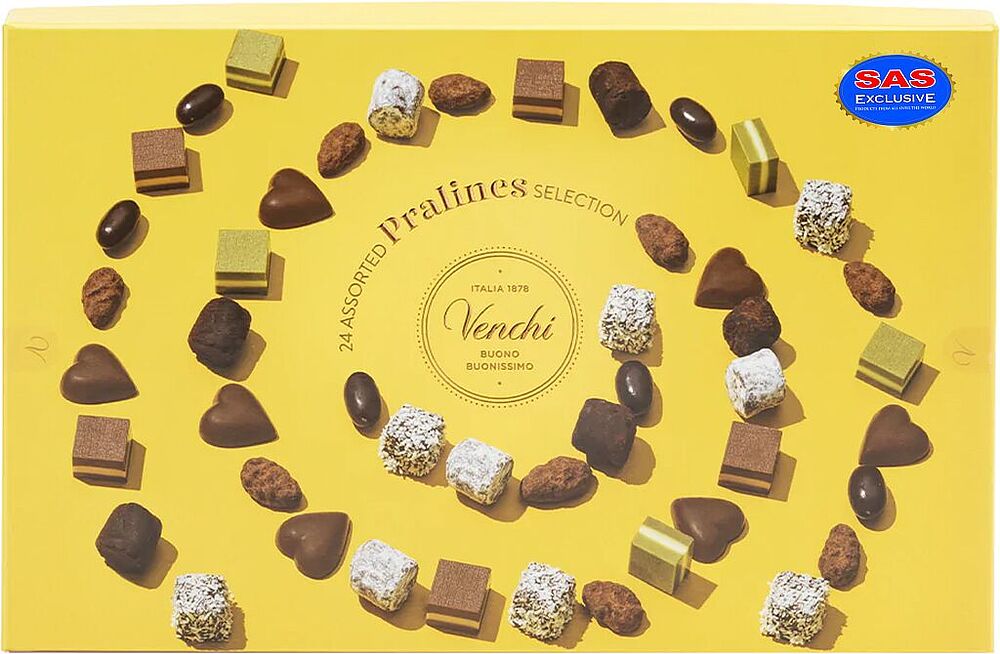 Շոկոլադե կոնֆետների հավաքածու «Venchi Buono Buonissimo» 200գ
