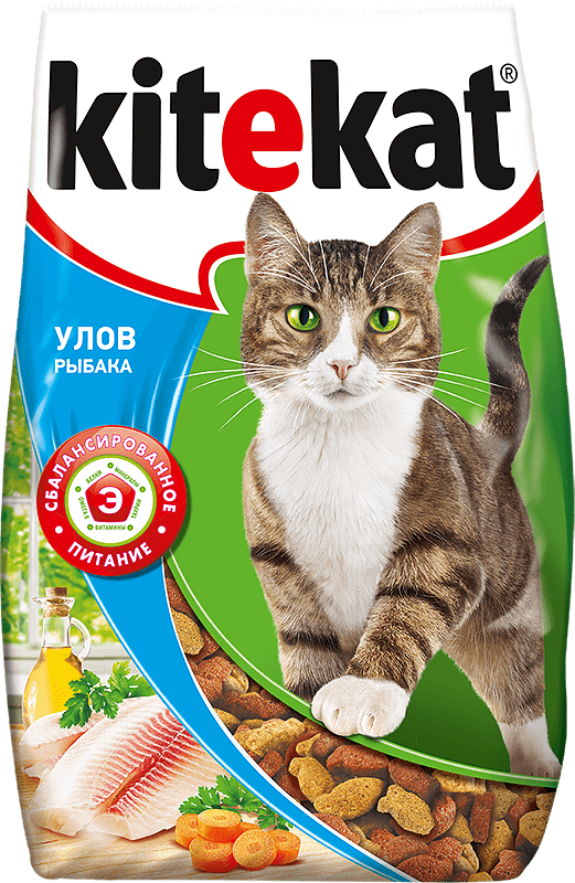 Корм для кошек "Kitekat Улов Рыбака" 350г