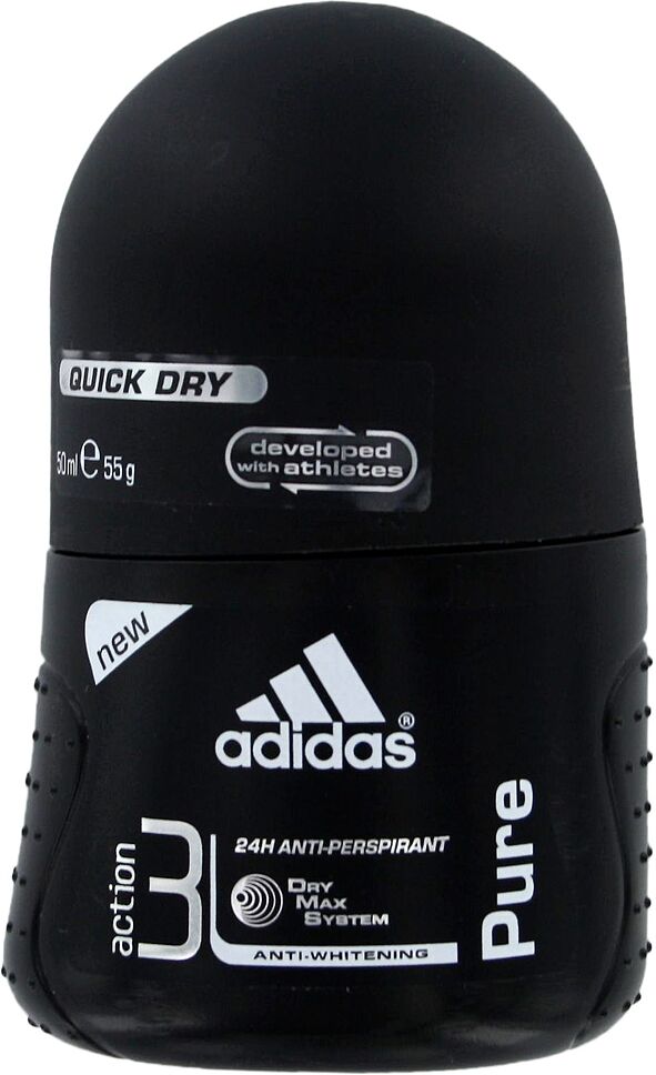 Հակաքրտինքային միջոց գնդիկով «Adidas Pure Action 3» 50մլ 