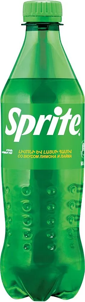 Освежающий газированный напиток "Sprite" 0.5л Лимон и лайм