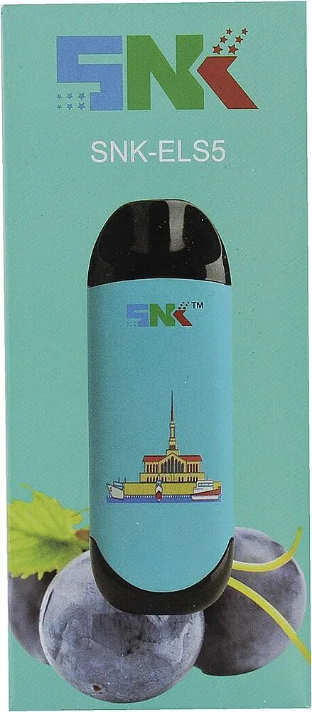 Electric pods "SNK" 1800 puffs, Plum