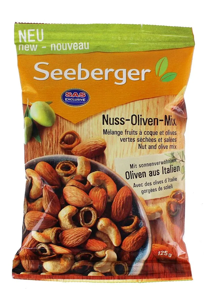 Mixed nuts & olive "Seeberger" 125g