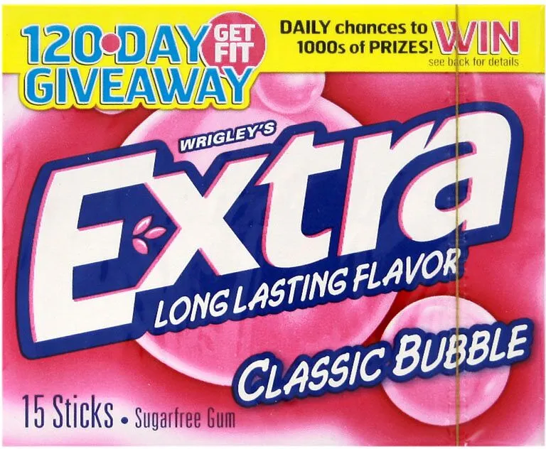 Մաստակ  «Wrigley's Extra Classic Bubble» 15հատ