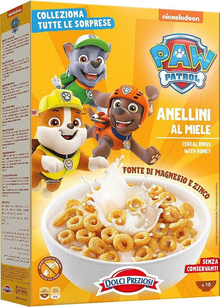 Готовый завтрак "Dolci Preziosi Paw Patrol" 300г