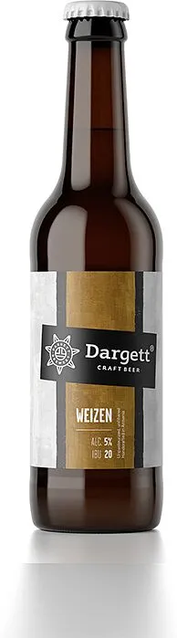 Beer "Dargett Weizen" 0.33l