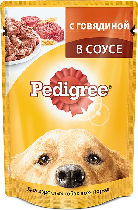 Dog food "Pedigree" 100g Beef
