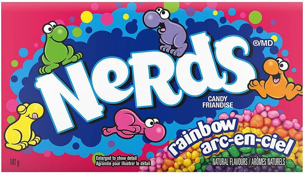 Fruit drops "Nerds" 141g 