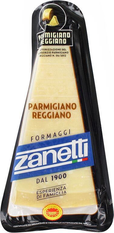Parmesan cheese "Zanetti Parmigiano Reggiano" 200g