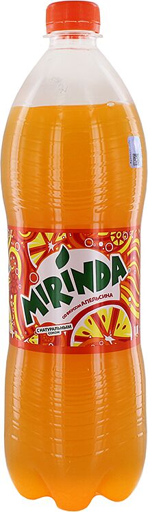 Refreshing carbonated drink "Mirinda" 1l Orange