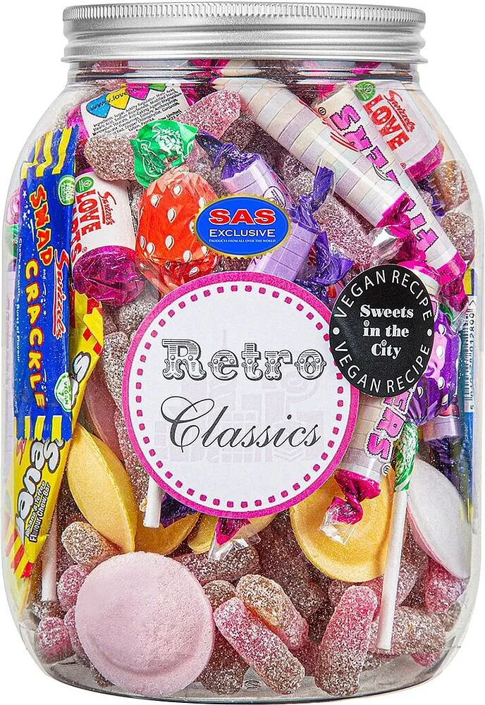 Веганские конфеты "Retro Classics" 1кг