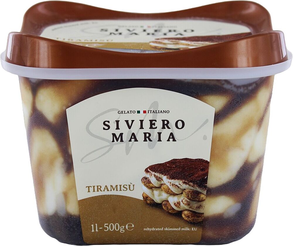 Мороженое тирамису "Siviero Maria Tiramisu" 500г  
