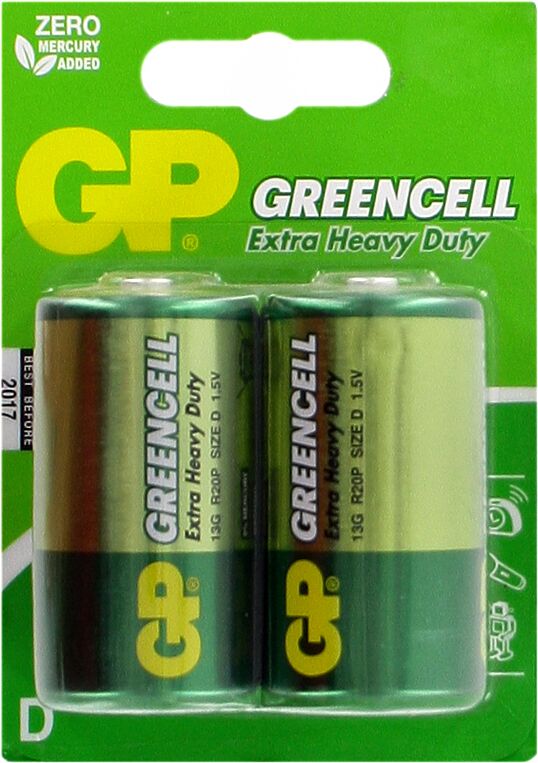 Էլեկտրական մարտկոց «GP Greencell Extra Heavy Duty»