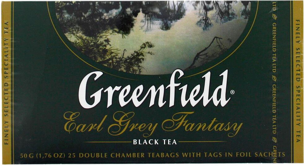 Чай черный "Greenfield Earl Grey Fantasy" 50г