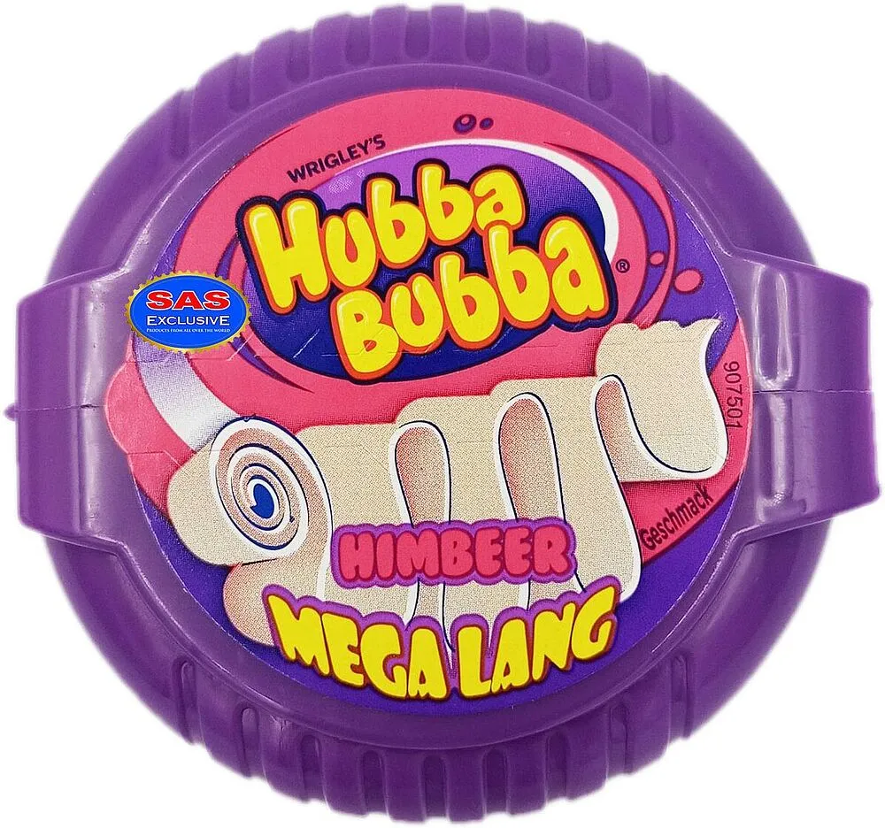 Chewing gum "Hubba Bubba Himbeer Mega Lang" 56g Raspberry
