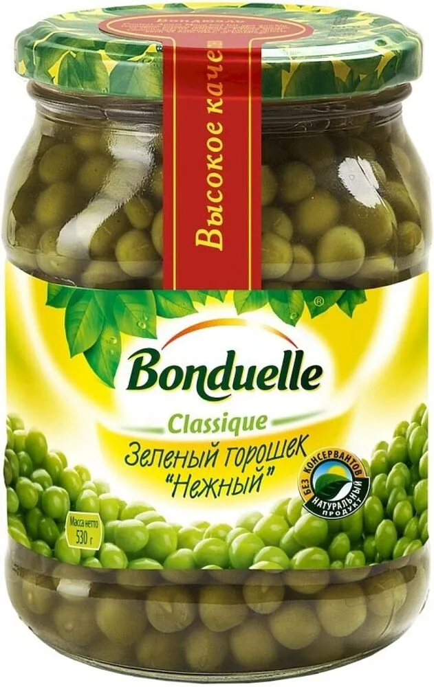 Green peas "Bonduelle Delicate" 660g