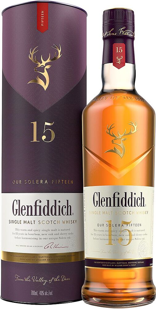 Վիսկի «Glenfiddich 15» 0.7լ 
