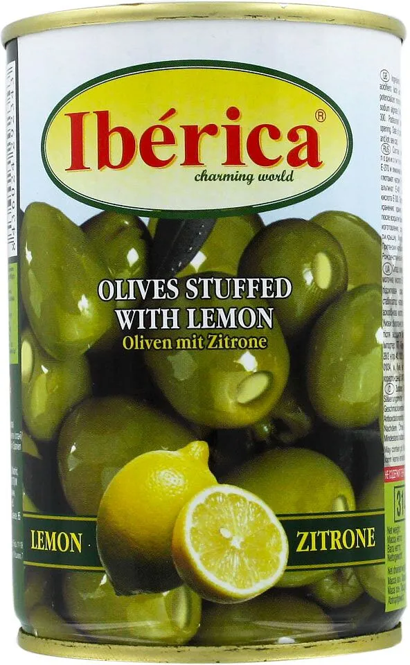Green olives with lemon "Iberica" 300g