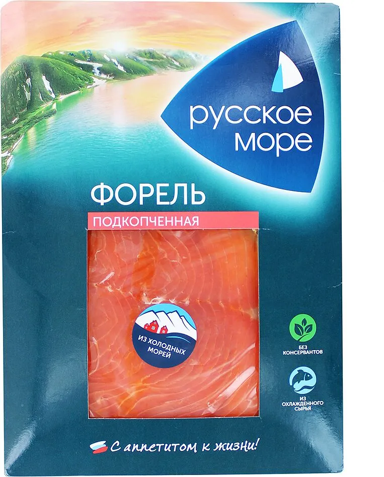 Форель подкопченная "Русское Море" 120г