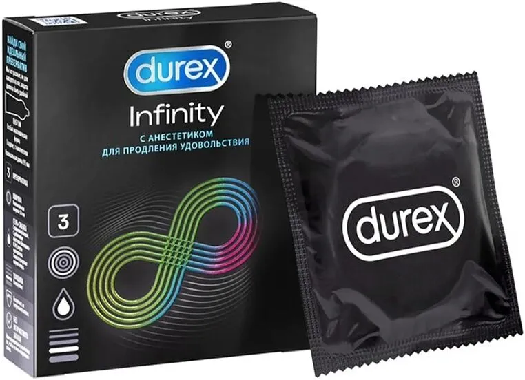 Презервативы "Durex Infinity" 3шт