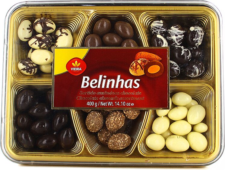 Շոկոլադե դրաժե նուշով «Vieira Belinhas» 400գ