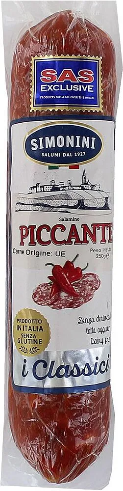 Salami sausage "Simonini Piccante" 250g
