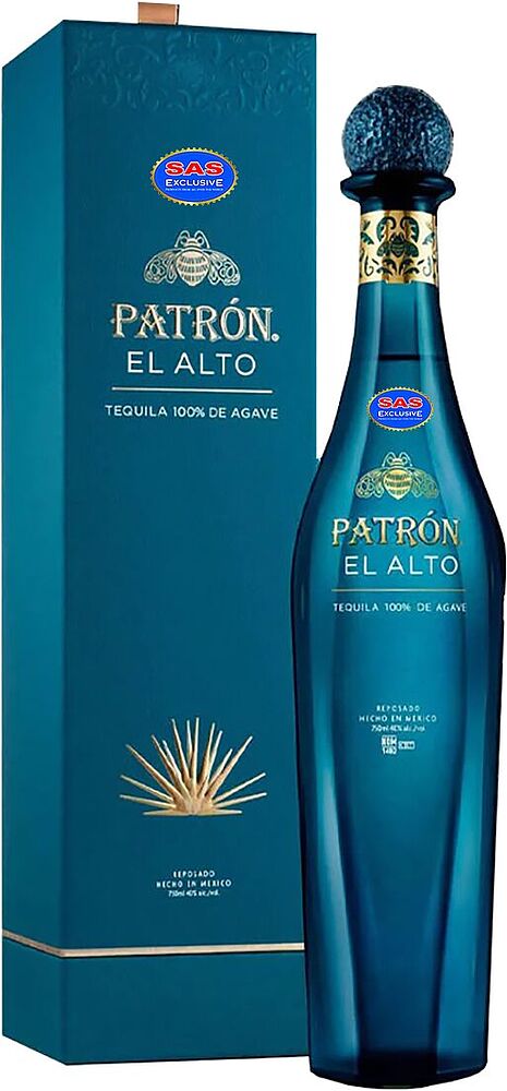 Tequila "Patron El Alto Reposado" 0.75l