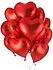 Helium gas Balloons, heart 10 pcs