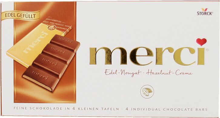 Chocolate candies collection "Merci" 112g