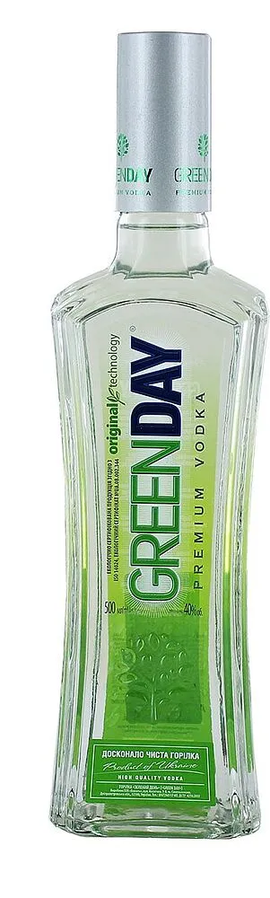 Vodka "Green Day" 0.5l