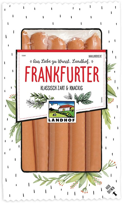 Sausage "Landhof Frankfurter" 250g