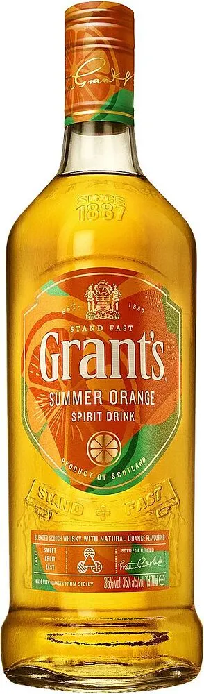 Виски "Grant's Summer Orange" 0.7л