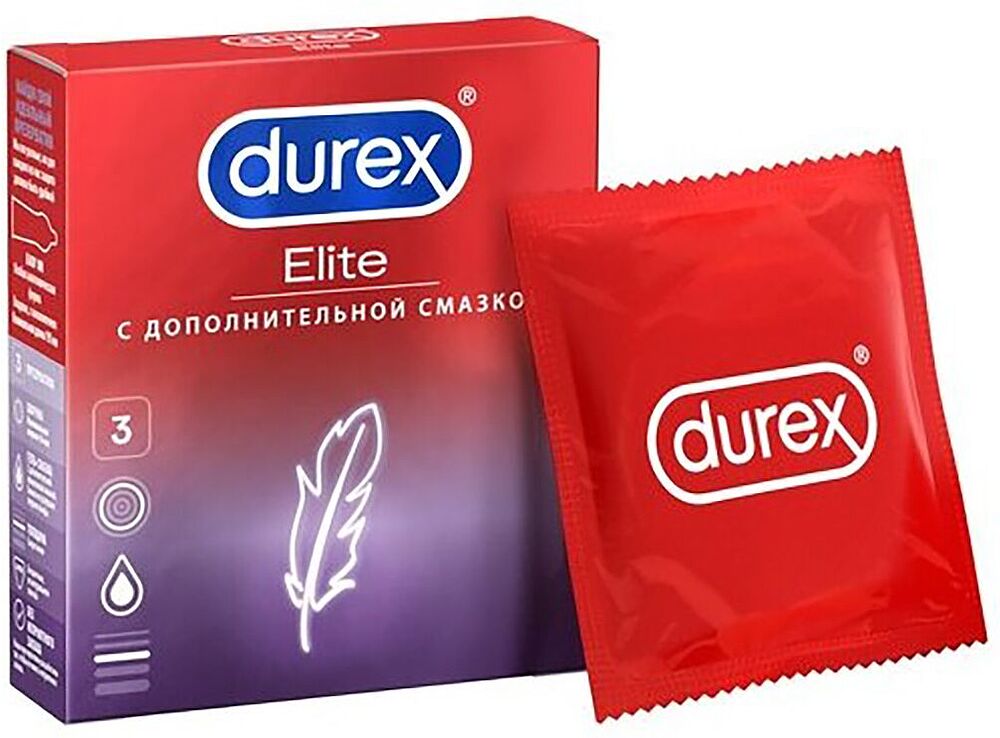 Презервативы "Durex Elite" 3шт  