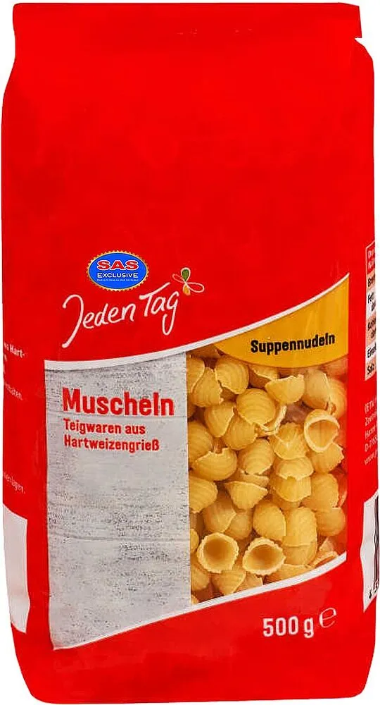 Pasta "Jeden Tag Muscheln" 500g
