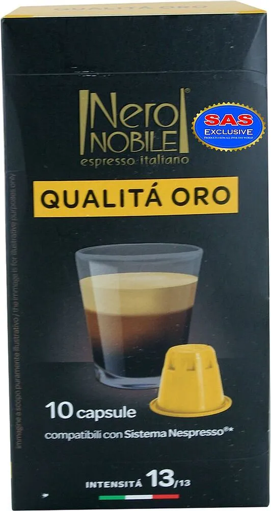 Պատիճ սուրճի «Nero Nobile Espresso Qualita Oro» 56գ
