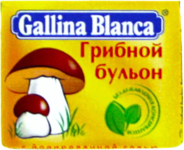 Бульонный кубик "Gallina Blanca" грибной 10г