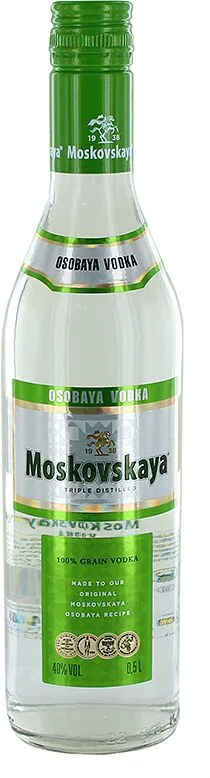Vodka "Moskovskaya" 0.5l