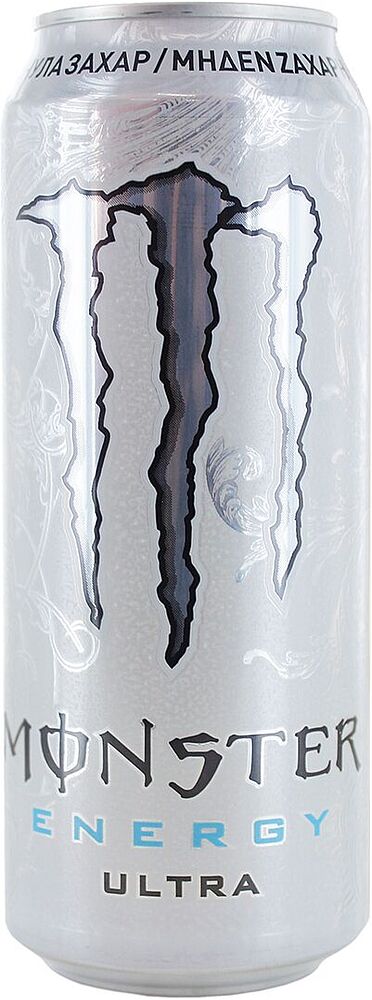 Էներգետիկ գազավորված ըմպելիք «Monster Energy Ultra» 0.449լ 
