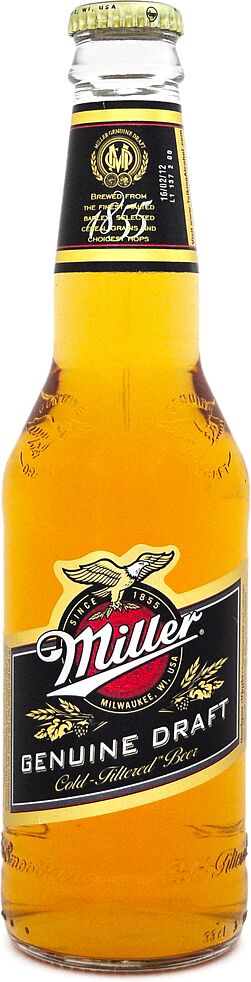 Beer "Miller Genuine Draft" 0.33l  