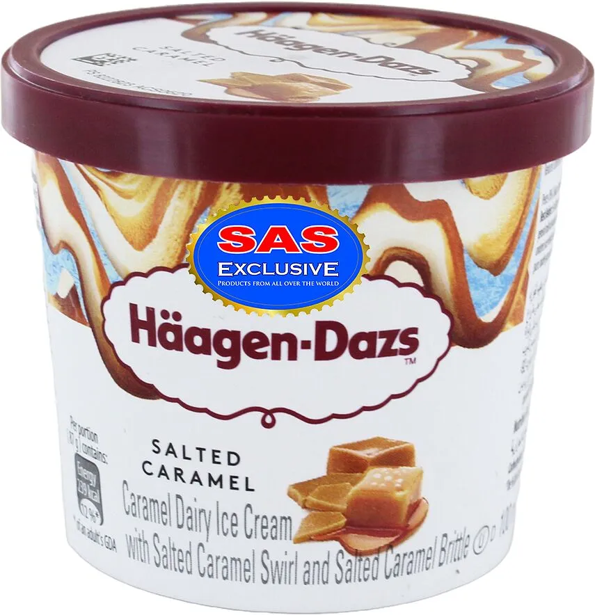 Caramel ice cream "Haagen-Dazs Salted Caramel" 87g
