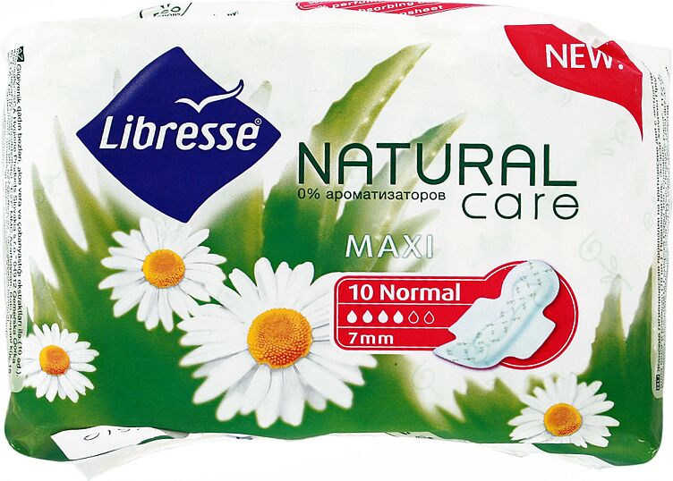 Միջադիրներ «Libresse Natural Care Maxi Normal» 7հատ