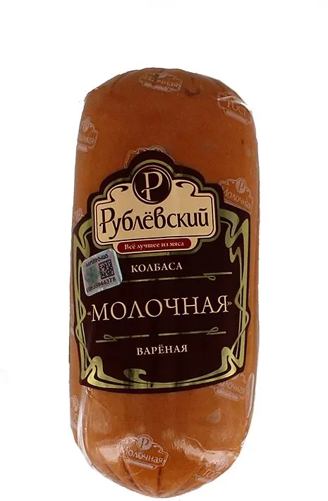 Колбаса вареная молочная "Рублевский" 400г  