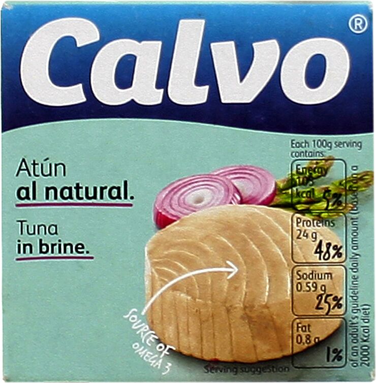 Tuna in brine "Calvo" 80g