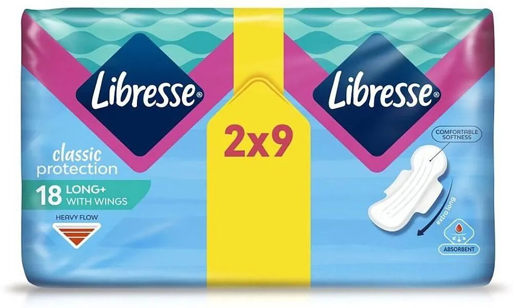 Միջադիրներ «Libresse Classic Protection Long» 18 հատ
