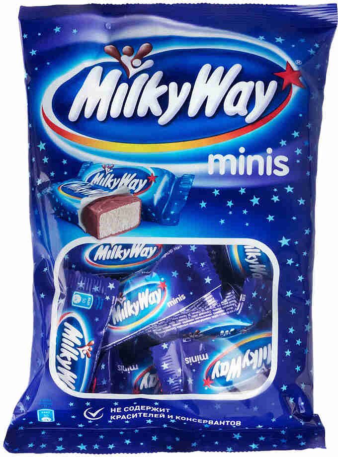 Шоколадый батончик "Milky Way Minis" 176г 