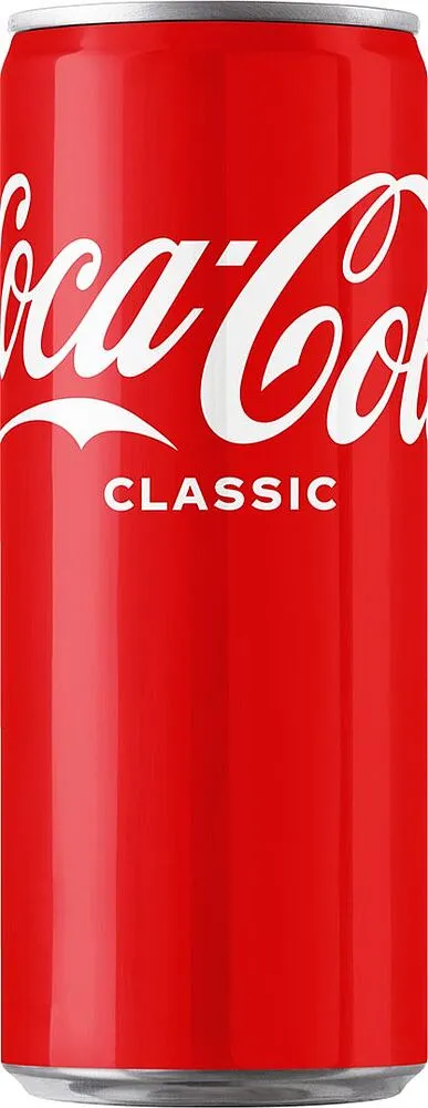 Refreshing carbonated drink "Coca-Cola" 0.33l 