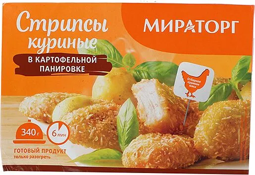 Стрипсы куриные "Мираторг" 340г 